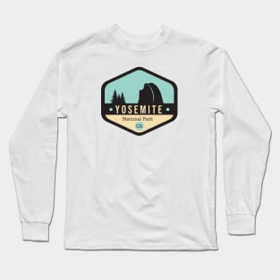 Yosemite National Park Badge Long Sleeve T-Shirt